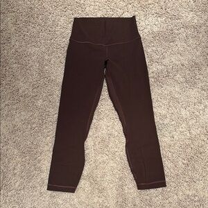 Lululemon espresso 23in align leggings